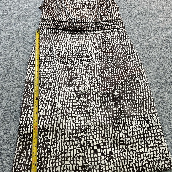 Ann Taylor Brown and Cream Midi Dress - Picture 8 of 12